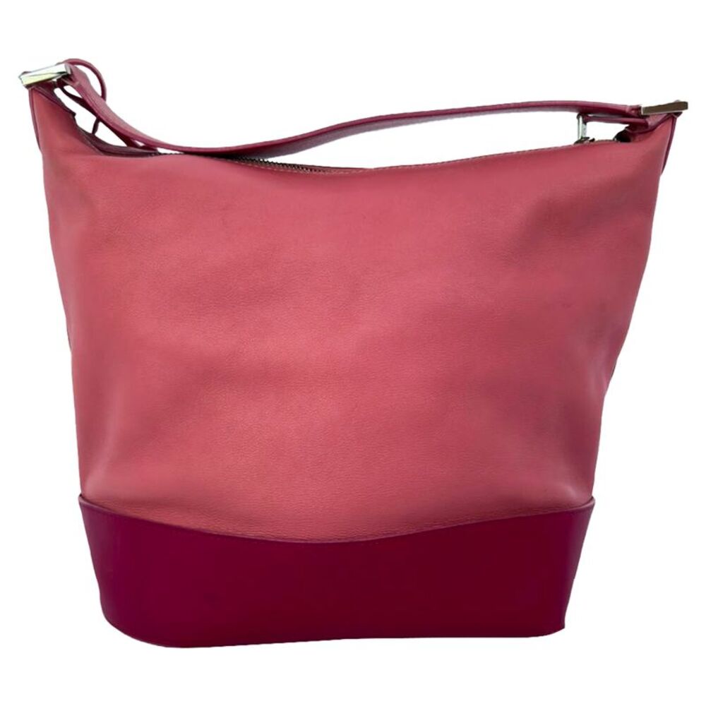 Delvaux Every D Hobo Allure Shoulder Bag in Pink Leather